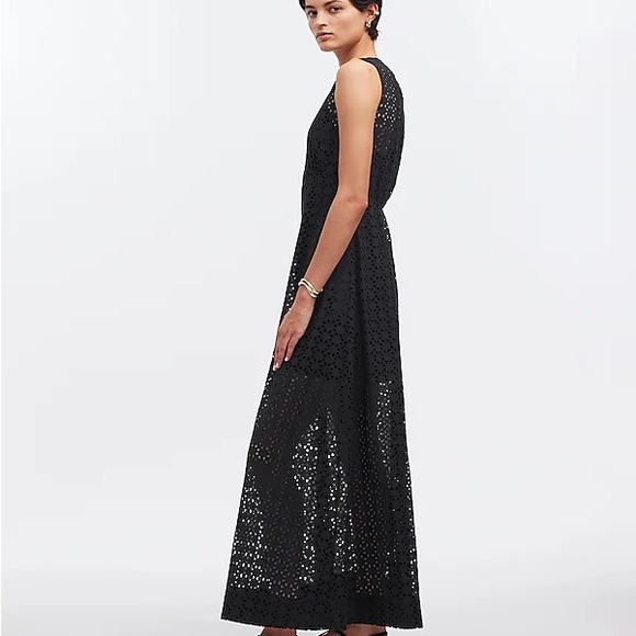 MADEWELL EYELET V-NECK MAXI DRESS - Picture 3 of 6
